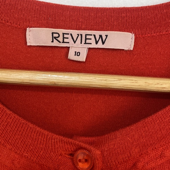 Review - 3/4 sleeve Cardigan - size 10 - Picture 2 of 4